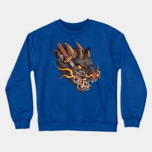 demon boar Crewneck Sweatshirt